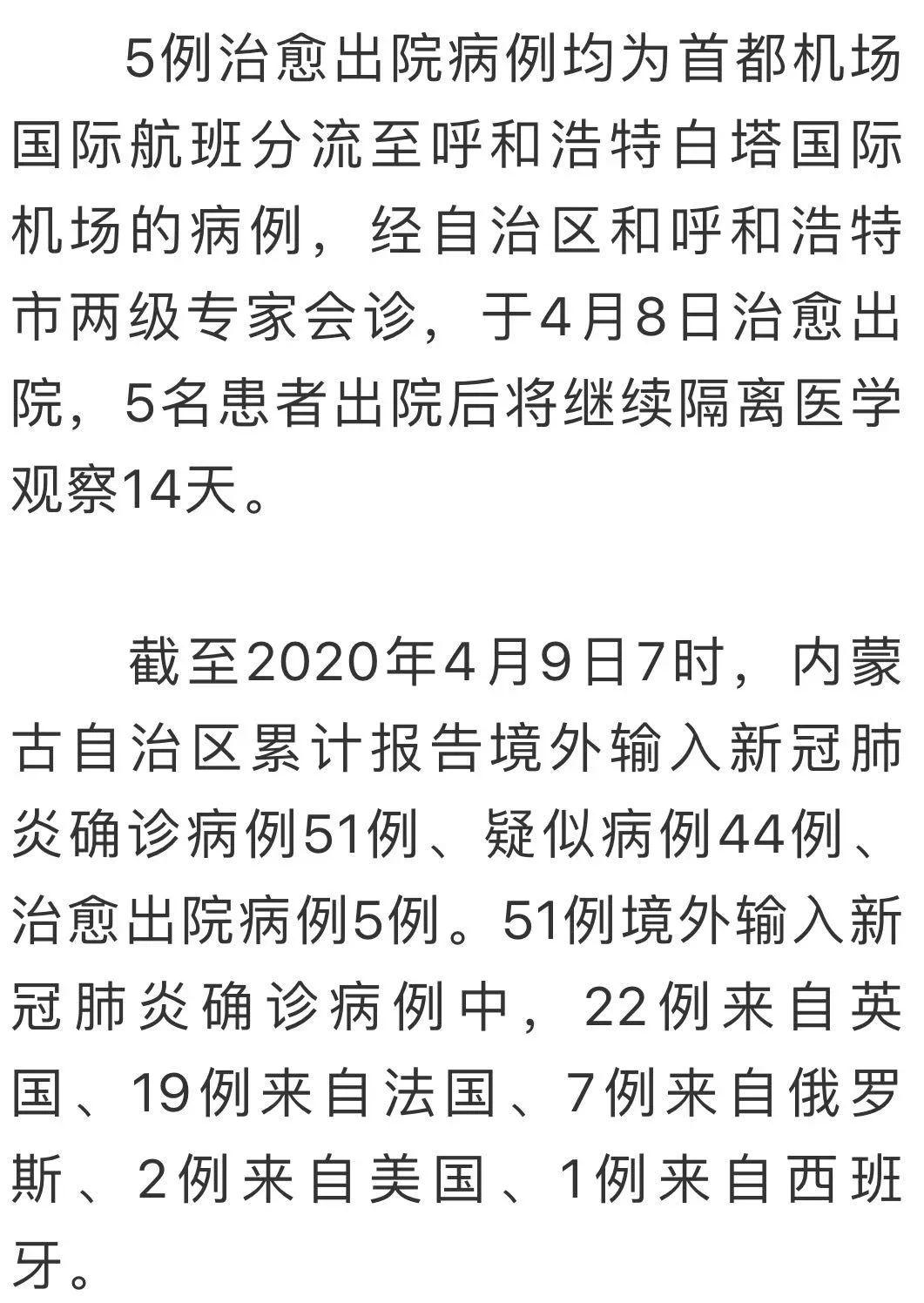 内蒙古疫情情况最新报告